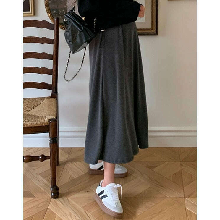 MUMMY.cc:吊帶垂感休閒連身裙配抽繩上衣套裝(單購)