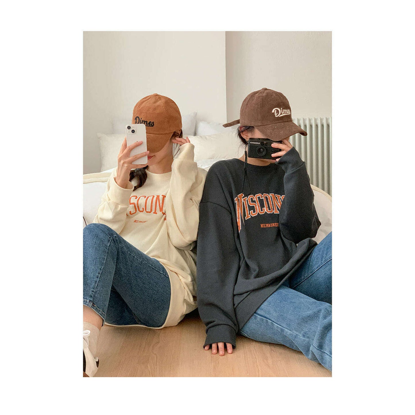 MUMMY.cc:Wisconsin loose fit sweater