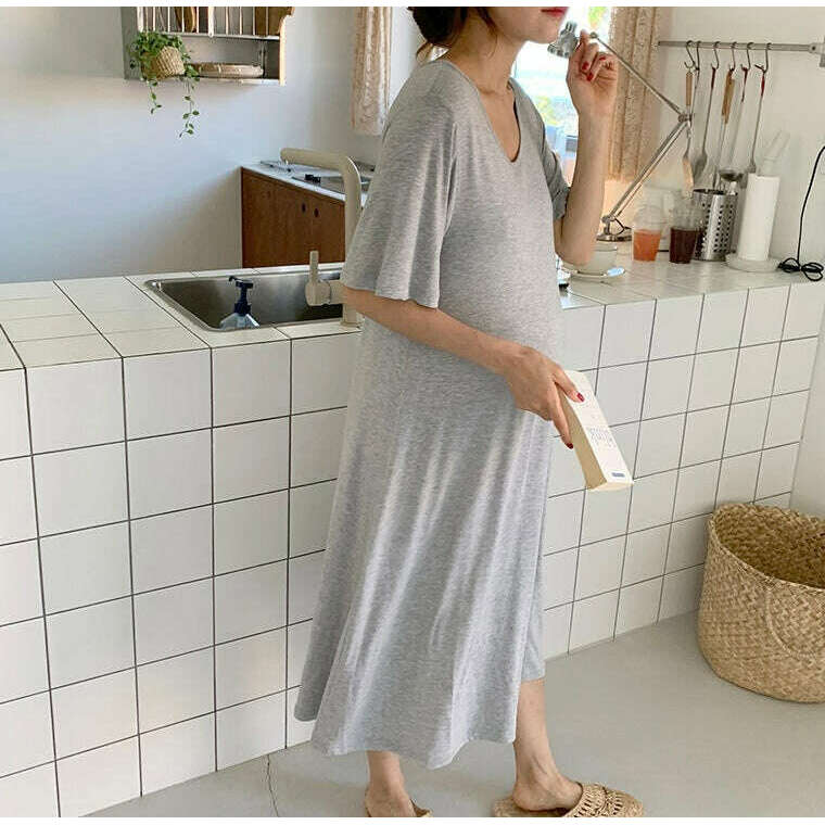 MUMMY.cc:6色 A line簡約舒適連身裙