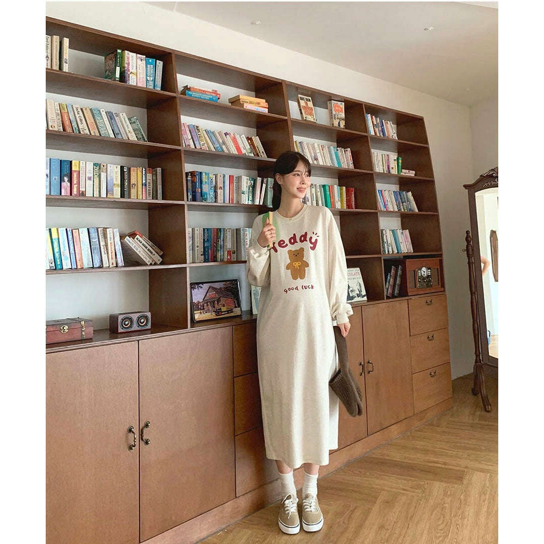 MUMMY.cc:Teddy印花圖案連身裙