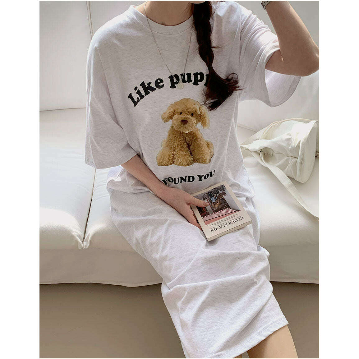 MUMMY.cc:Like Puppy印花連身裙