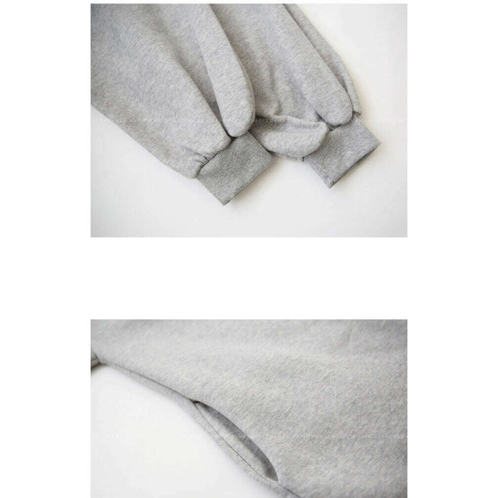 MUMMY.cc:舒適簡約燙印內絨衛衣連身裙