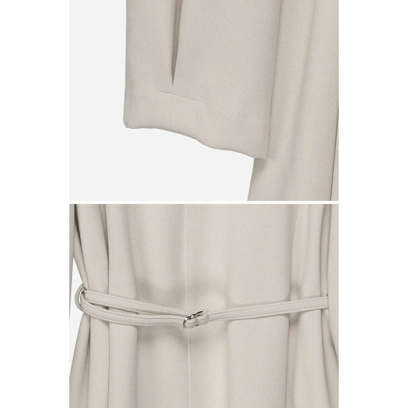 MUMMY.cc:V領氣質腰帶連身裙