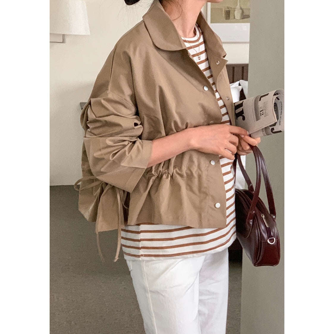 MUMMY.cc:秋季防風繫帶輕盈Jacket