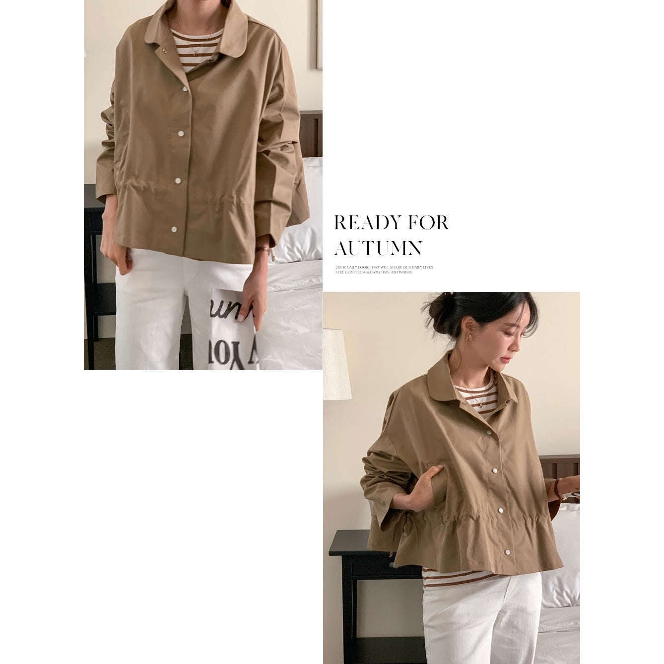 MUMMY.cc:秋季防風繫帶輕盈Jacket