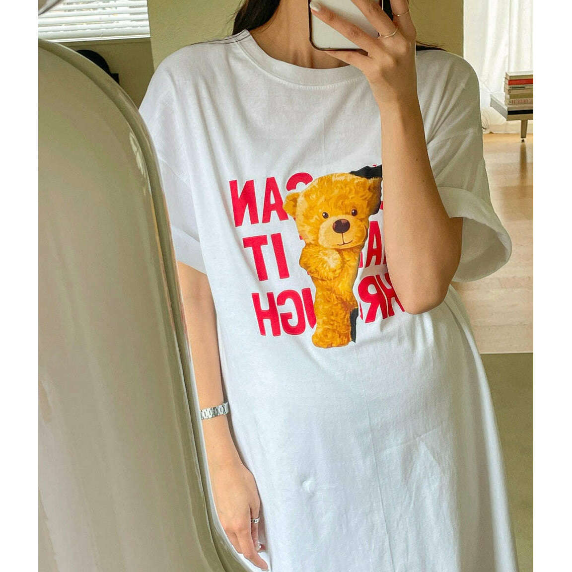 MUMMY.cc:小熊休閒短袖連身裙