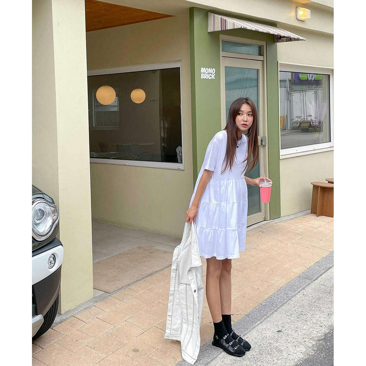 MUMMY.cc:Cotton cancan dress