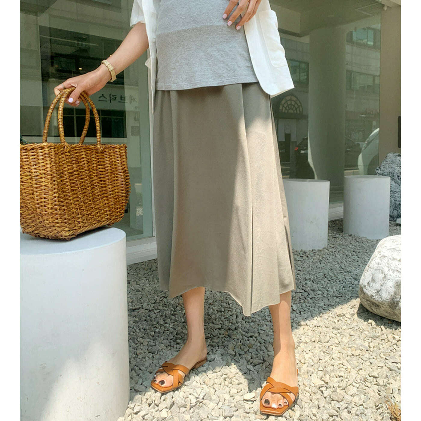 MUMMY.cc:Maternity cool skirt