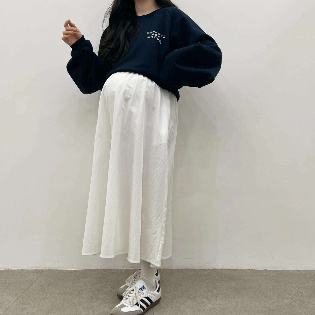 MUMMY.cc:吊帶百搭純色連身長裙