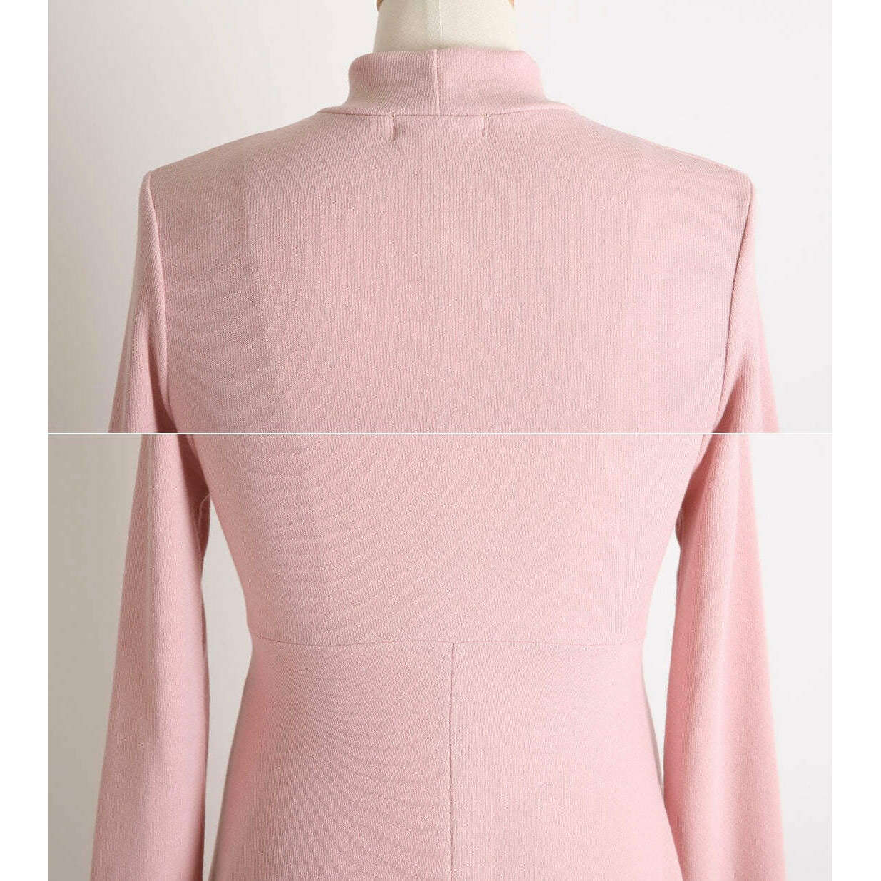 MUMMY.cc:樽領交叉扭結彈性連身裙