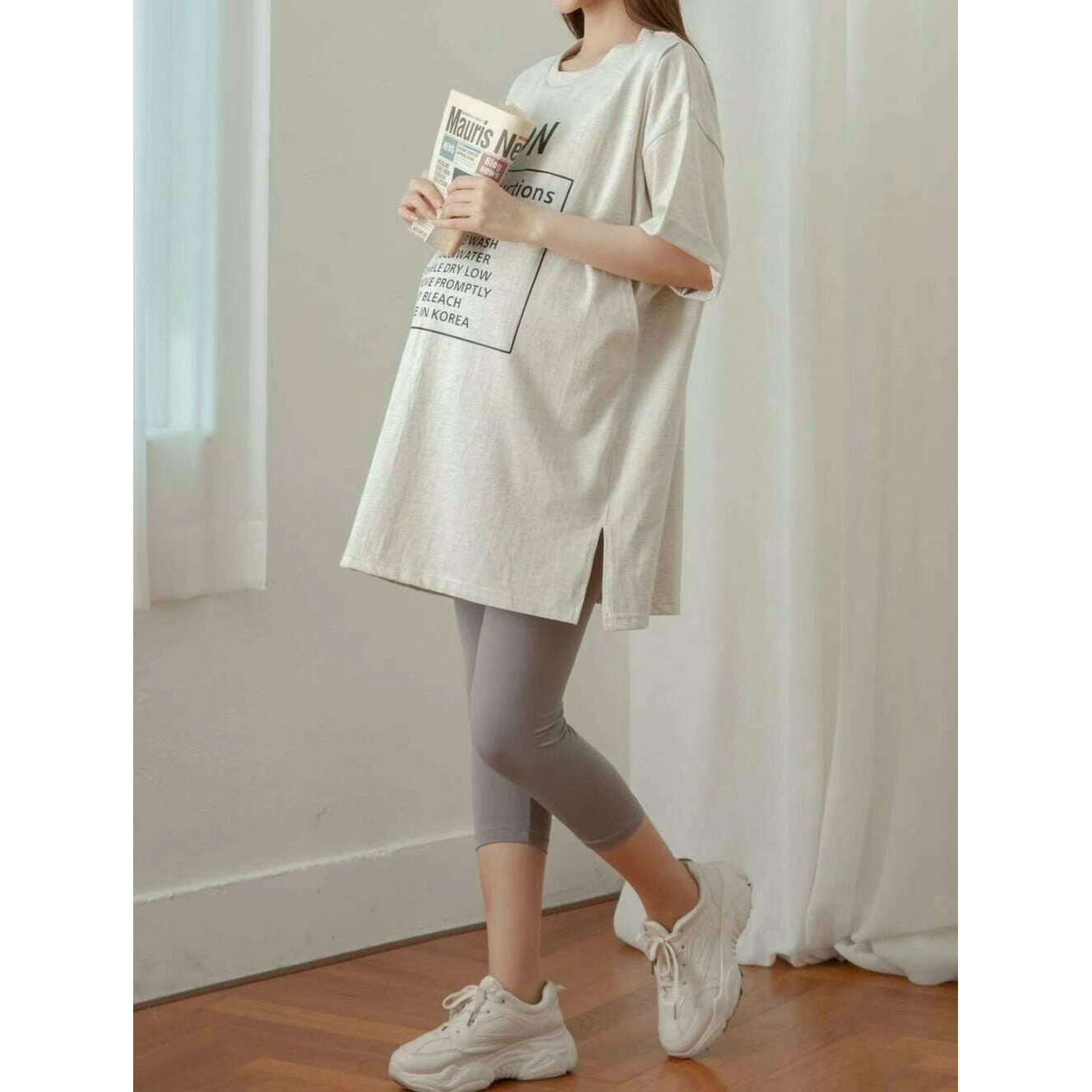 MUMMY.cc:孕婦十分/七分長瑜珈Legging