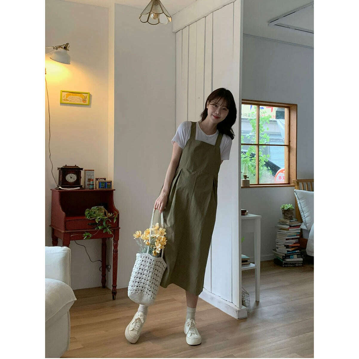 MUMMY.cc:純色吊帶背心連身裙
