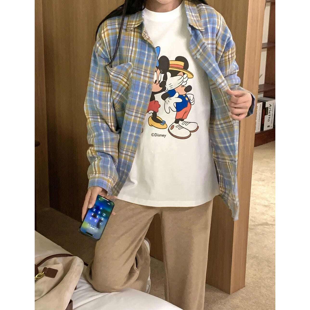 MUMMY.cc:秋冬羅紋寬腳休閒孕婦褲