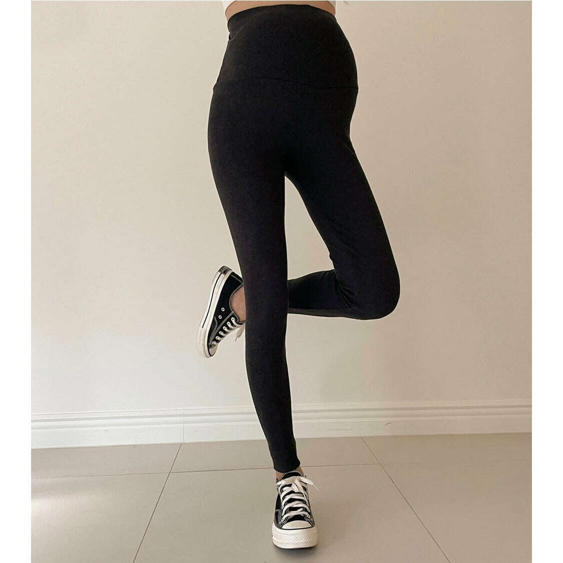 MUMMY.cc:秋冬厚棉拉絨多色孕婦打底legging