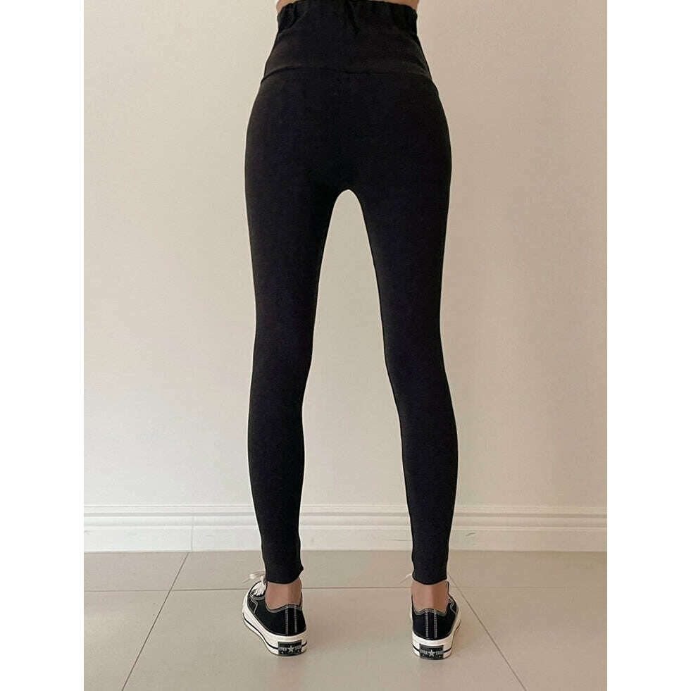 MUMMY.cc:秋冬厚棉拉絨多色孕婦打底legging