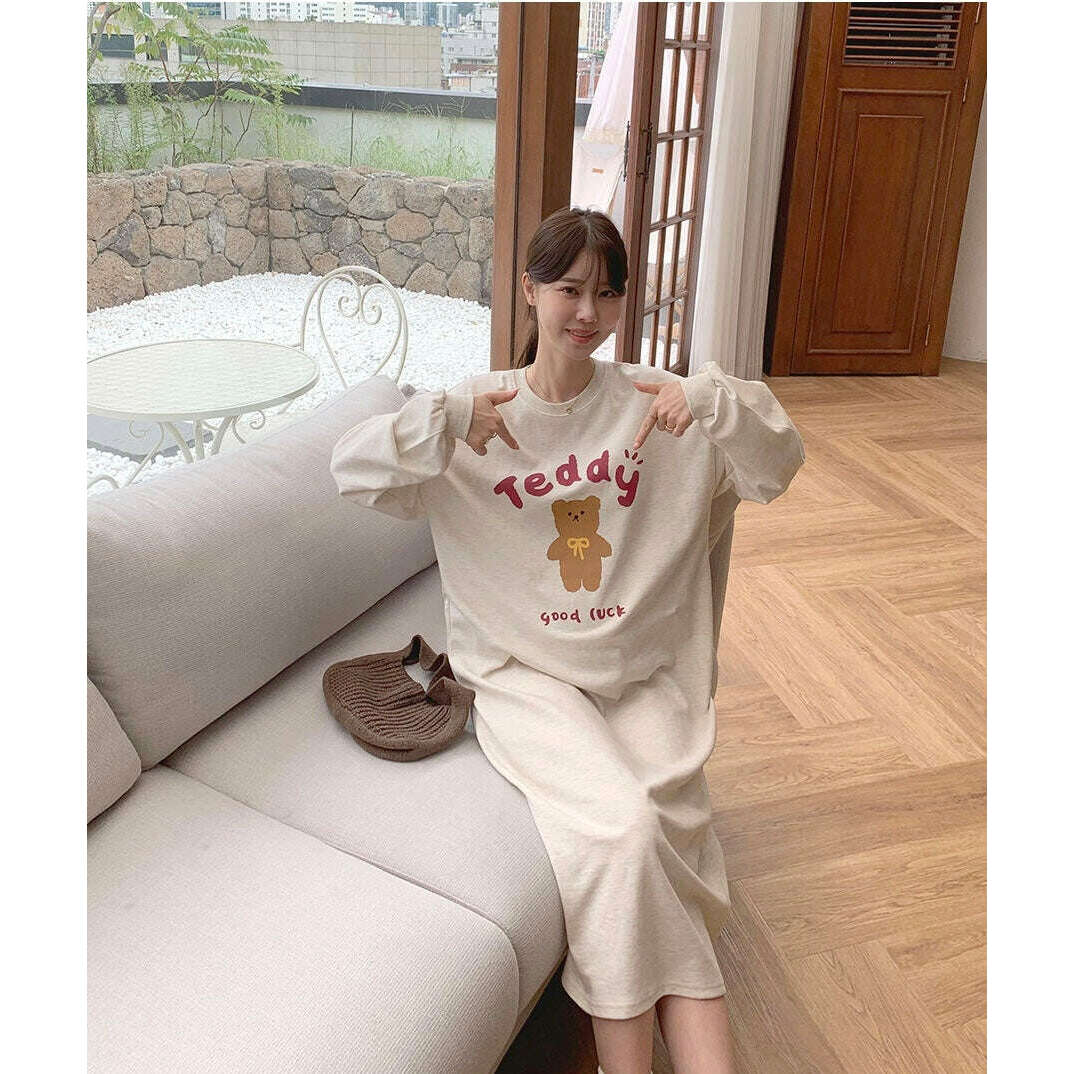 MUMMY.cc:Teddy印花圖案連身裙