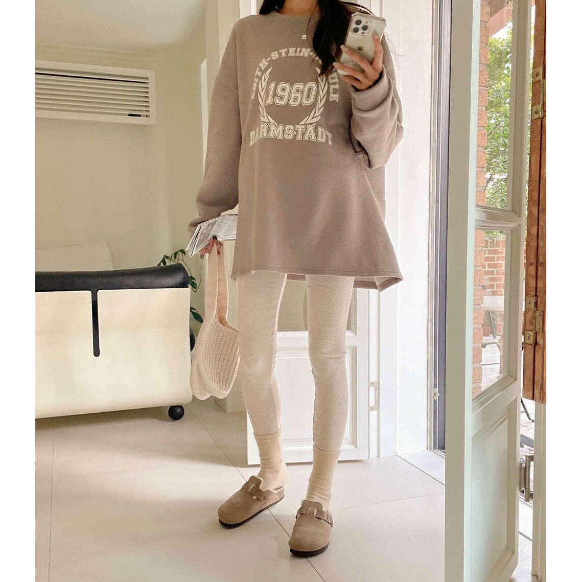 MUMMY.cc:秋冬厚棉拉絨多色孕婦打底legging