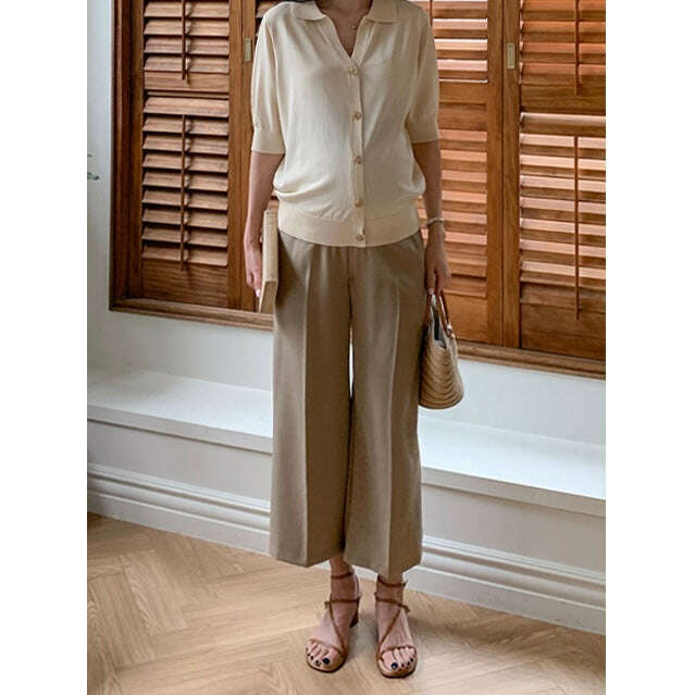 MUMMY.cc:亞麻舒適清涼直筒孕婦褲