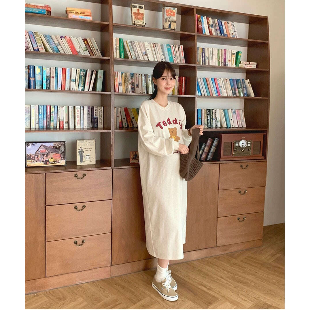 MUMMY.cc:Teddy印花圖案連身裙