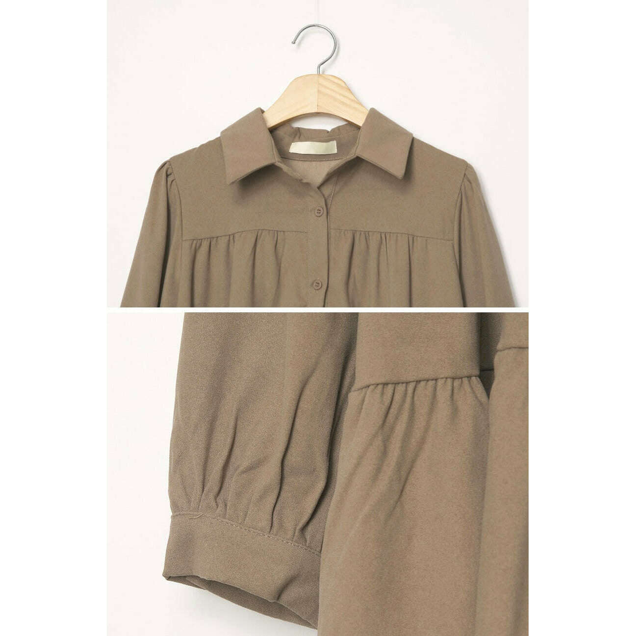 MUMMY.cc:孕婦企領開鈕哺乳娃娃裝裙