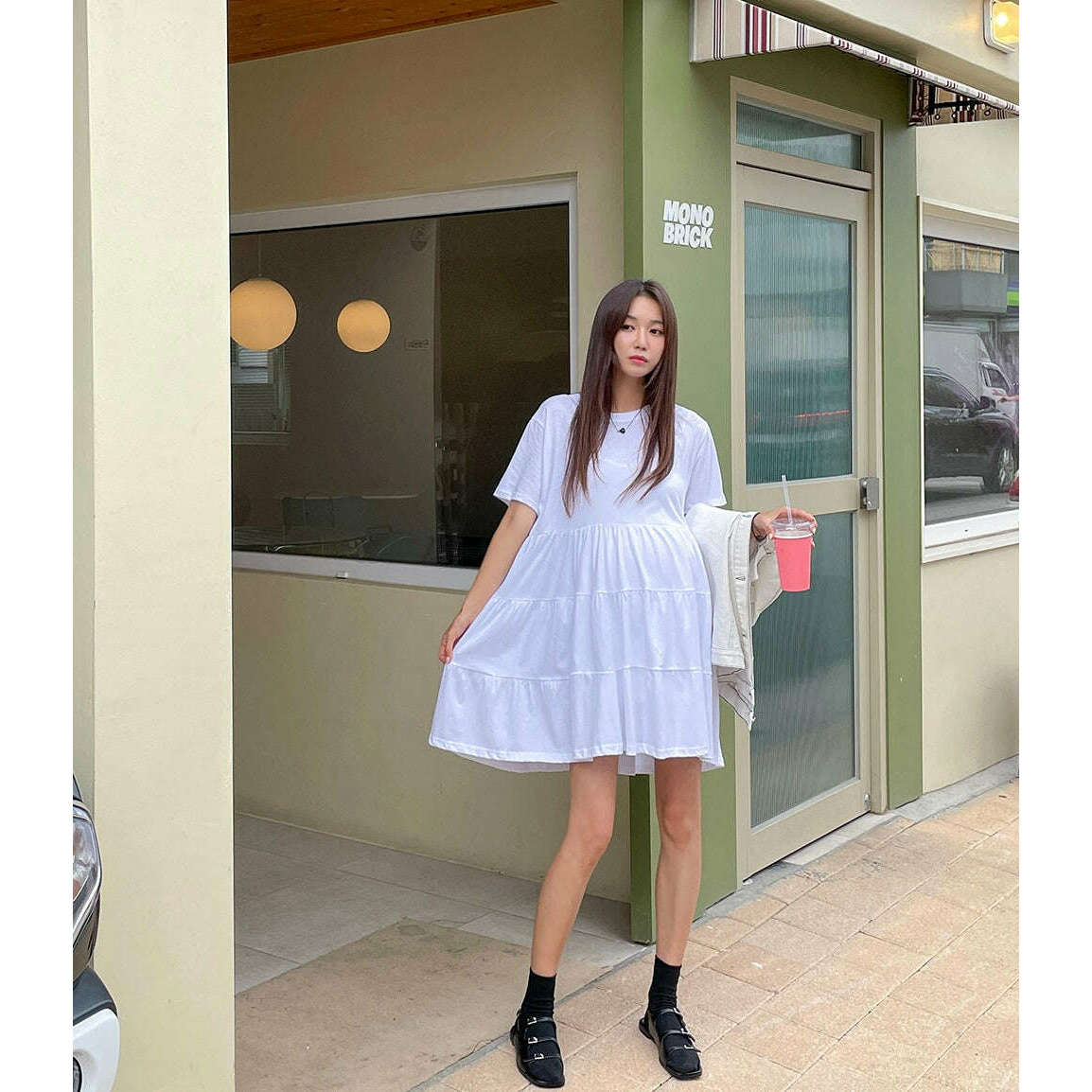 MUMMY.cc:Cotton cancan dress