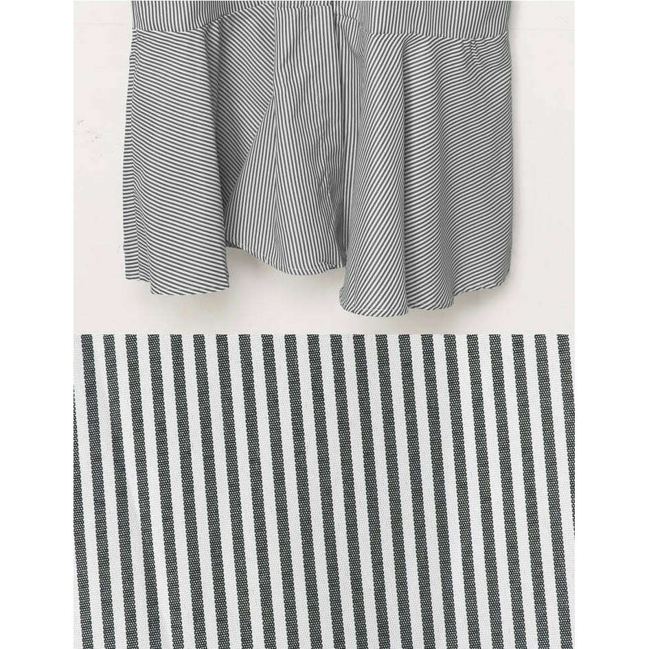 MUMMY.cc:條紋魚尾孕婦連身裙