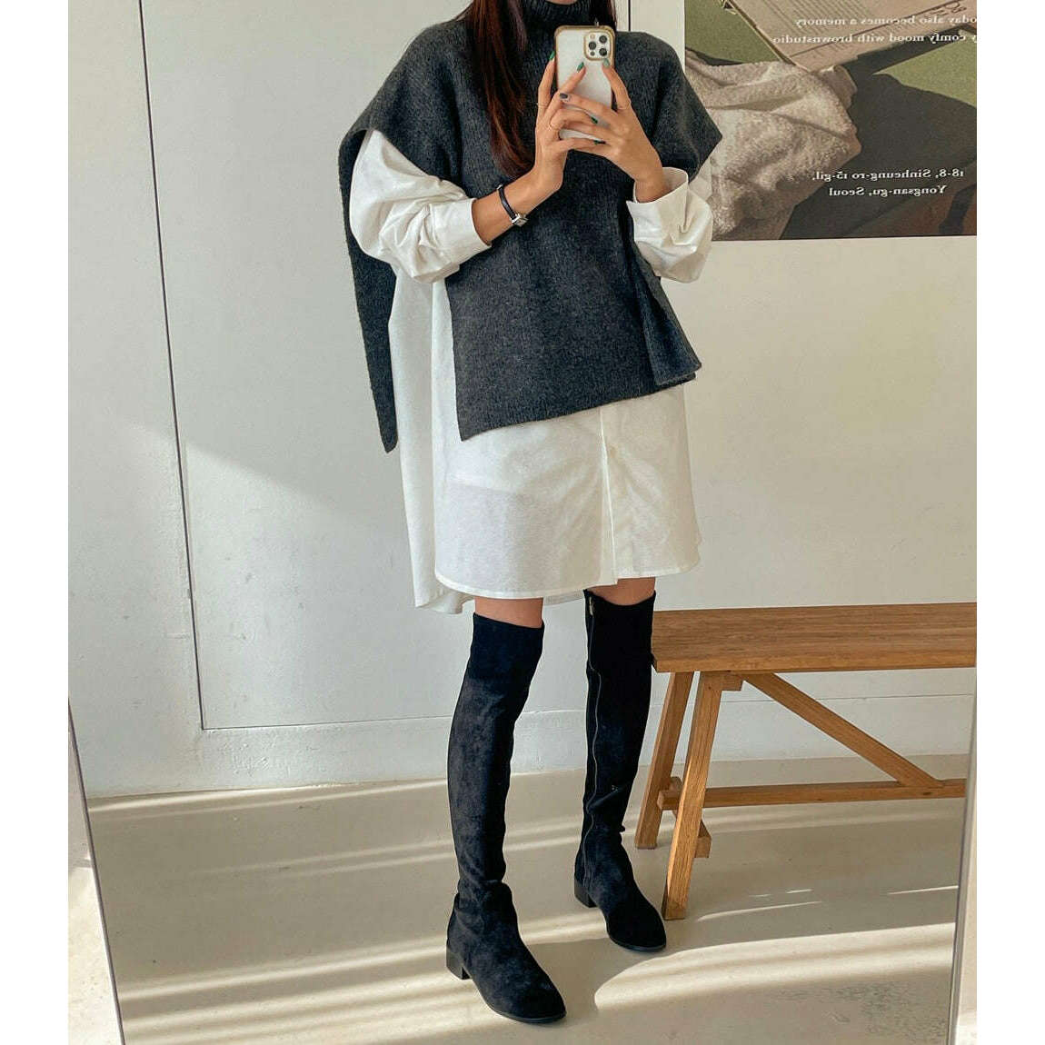 MUMMY.cc:樽領外搭毛衣