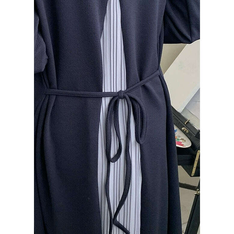 MUMMY.cc:喇叭背褶無皺孕婦裙