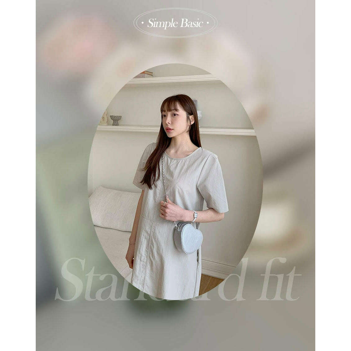 MUMMY.cc:夏季新款圓領純色連身裙