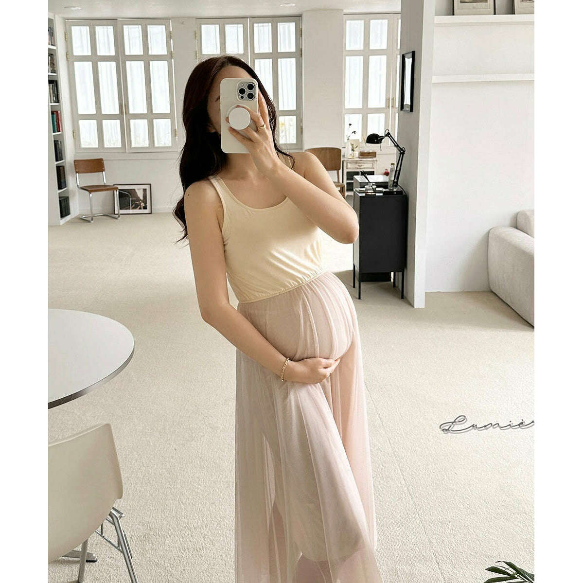 MUMMY.cc:孕婦百搭背心紗裙