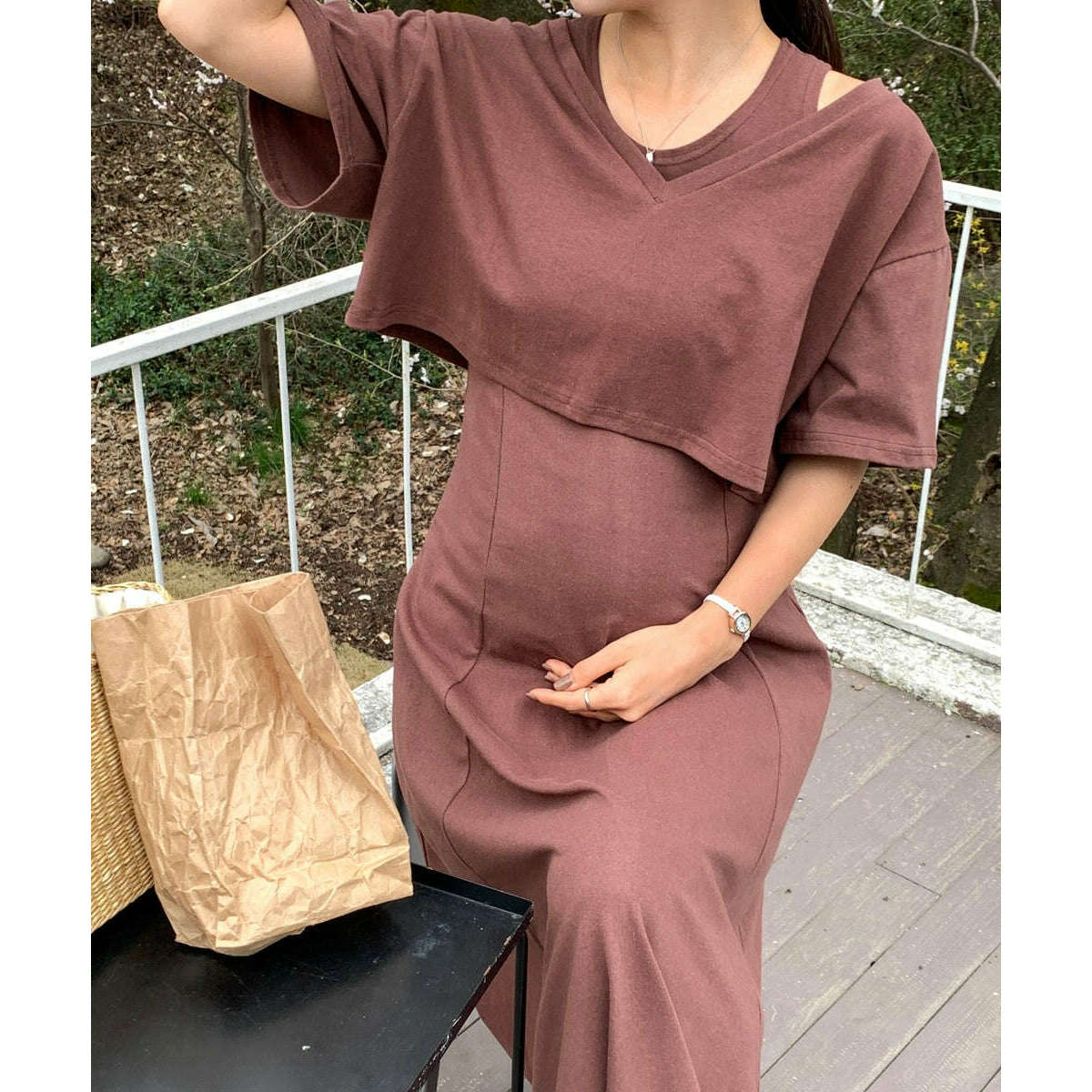 MUMMY.cc:短款Tee背心裙修身套裝