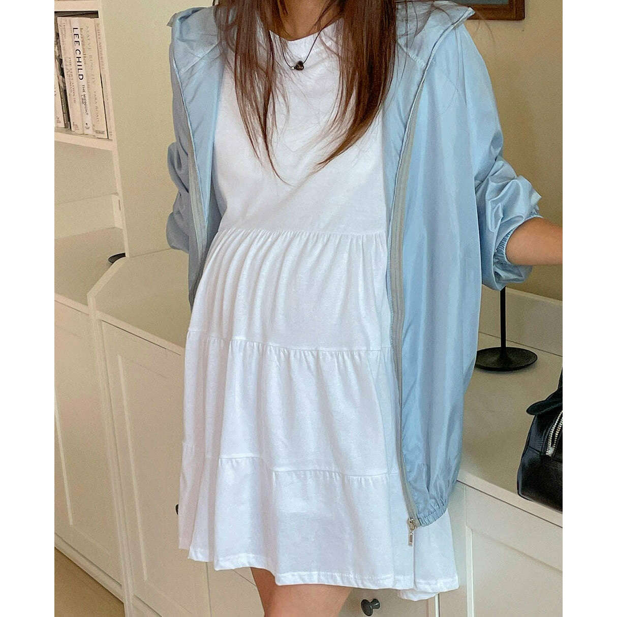 MUMMY.cc:Cotton cancan dress