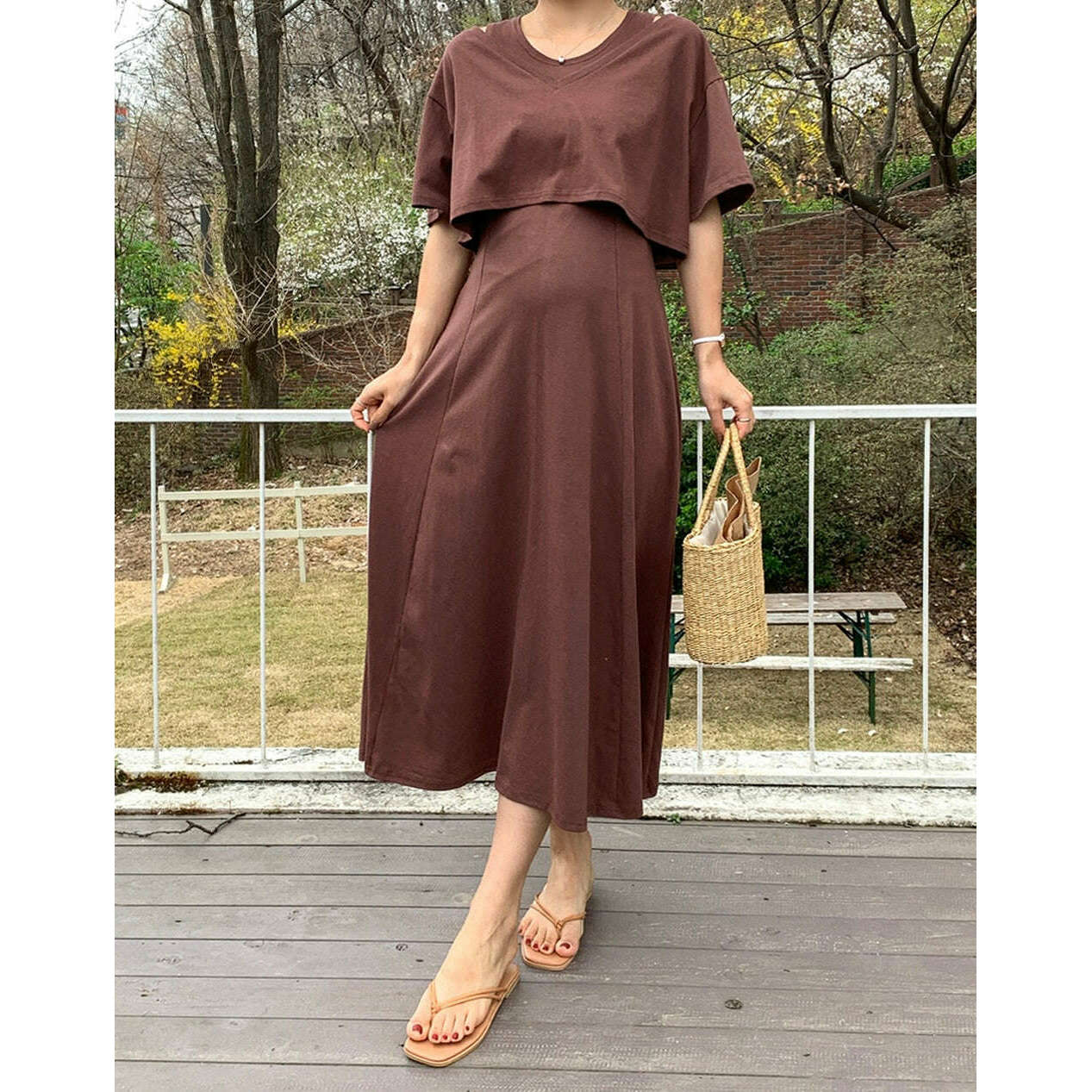 MUMMY.cc:短款Tee背心裙修身套裝
