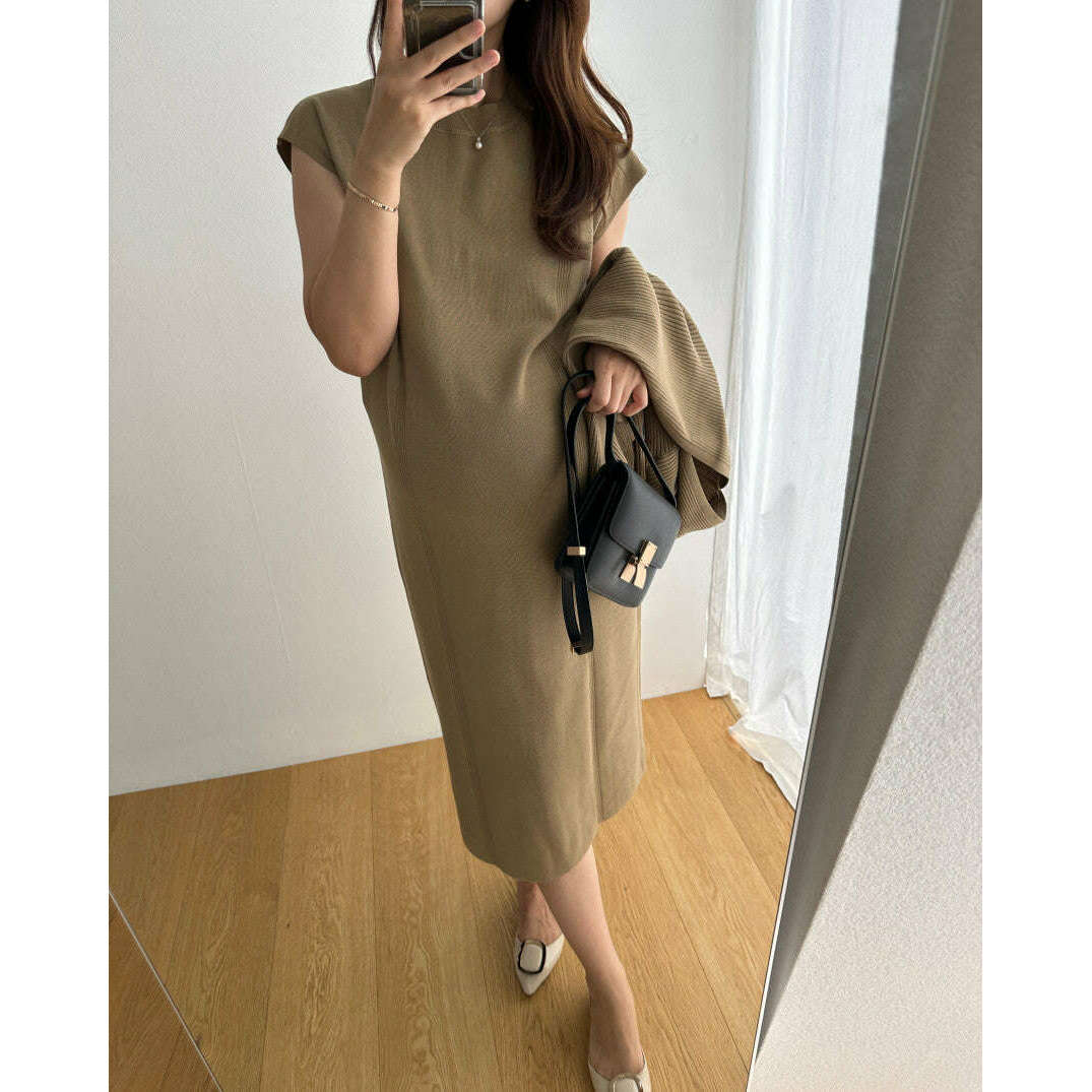MUMMY.cc:羅紋披肩開衫孕婦裙套裝