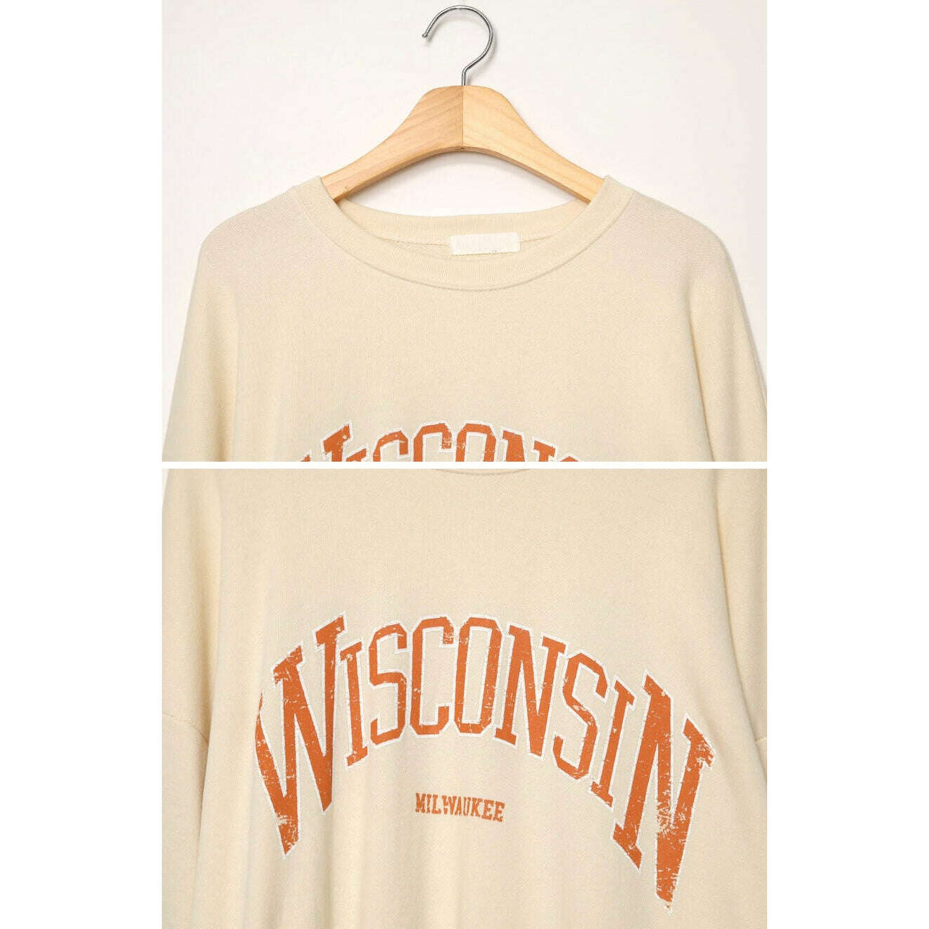 MUMMY.cc:Wisconsin loose fit sweater