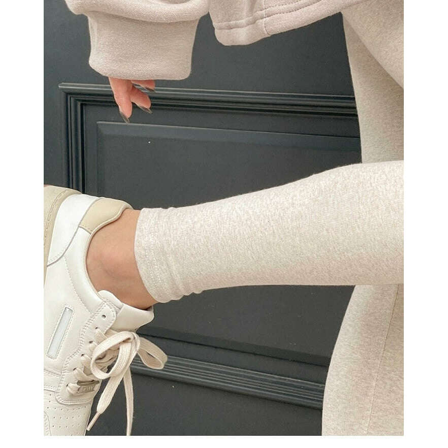 MUMMY.cc:秋冬厚棉拉絨多色孕婦打底legging