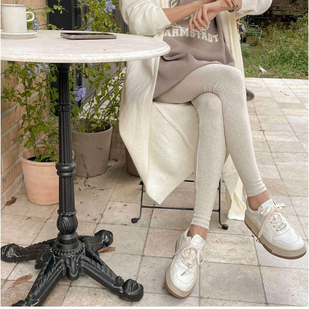 MUMMY.cc:秋冬厚棉拉絨多色孕婦打底legging