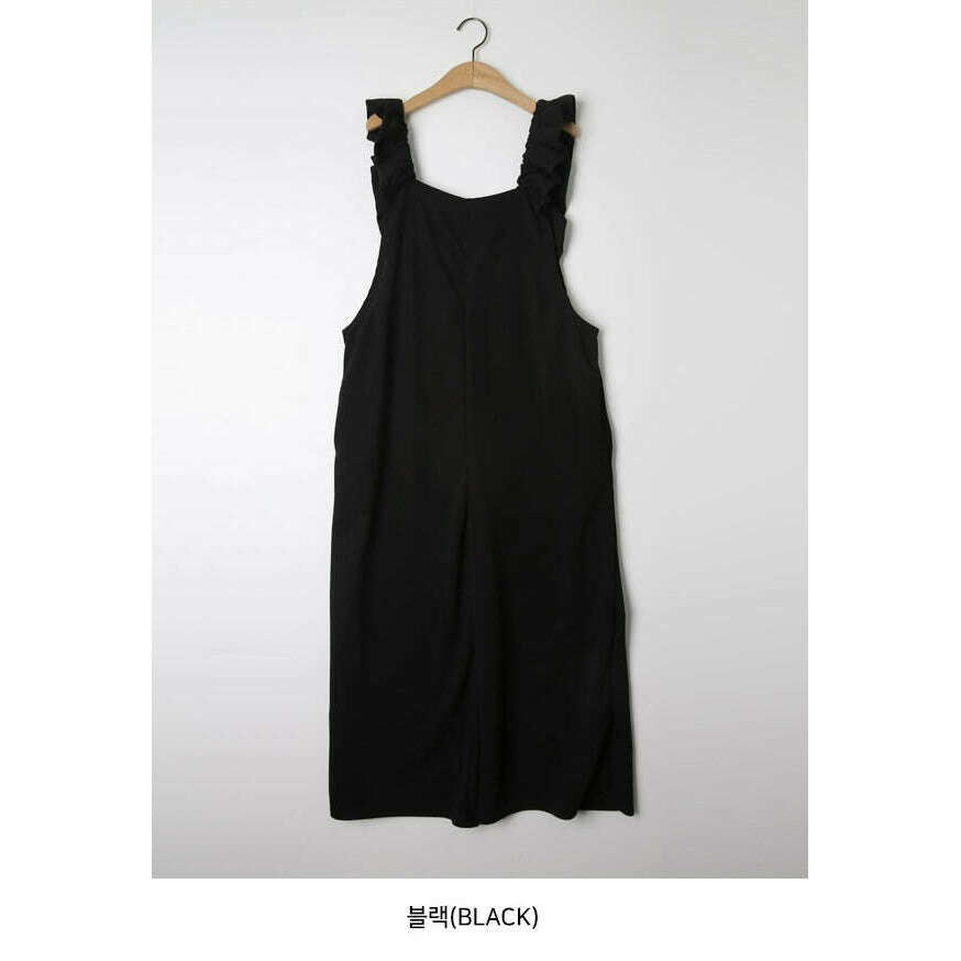 MUMMY.cc:孕婦荷葉肩帶Jumpsuit