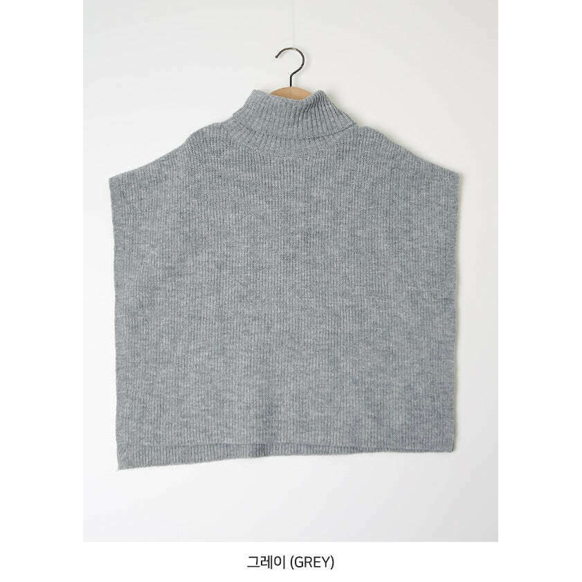 MUMMY.cc:樽領外搭毛衣:Grey