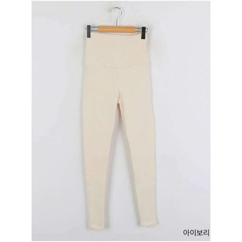 MUMMY.cc:秋冬厚棉拉絨多色孕婦打底legging