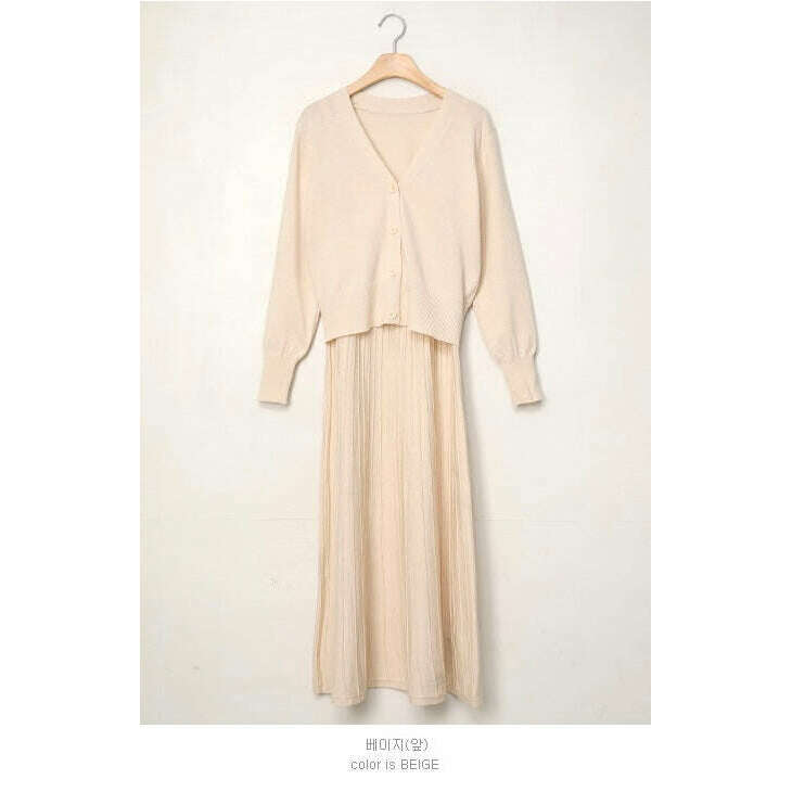 MUMMY.cc:Vanilla sleeveless set ops:Beige(現貨)