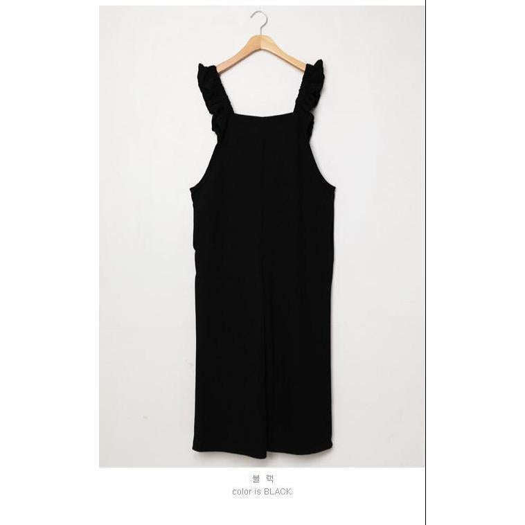 MUMMY.cc:可愛荷葉肩孕婦Jumpsuit