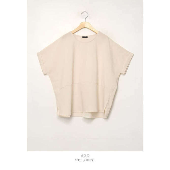 MUMMY.cc:夏季輕盈涼爽翻袖襯衫:Beige(現貨)