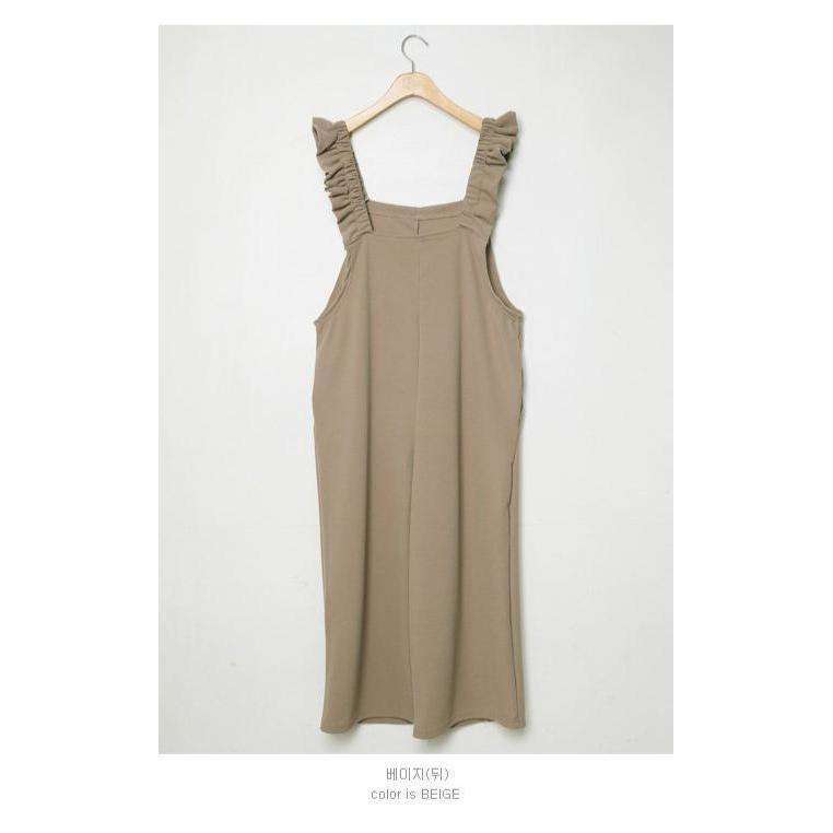 MUMMY.cc:可愛荷葉肩孕婦Jumpsuit