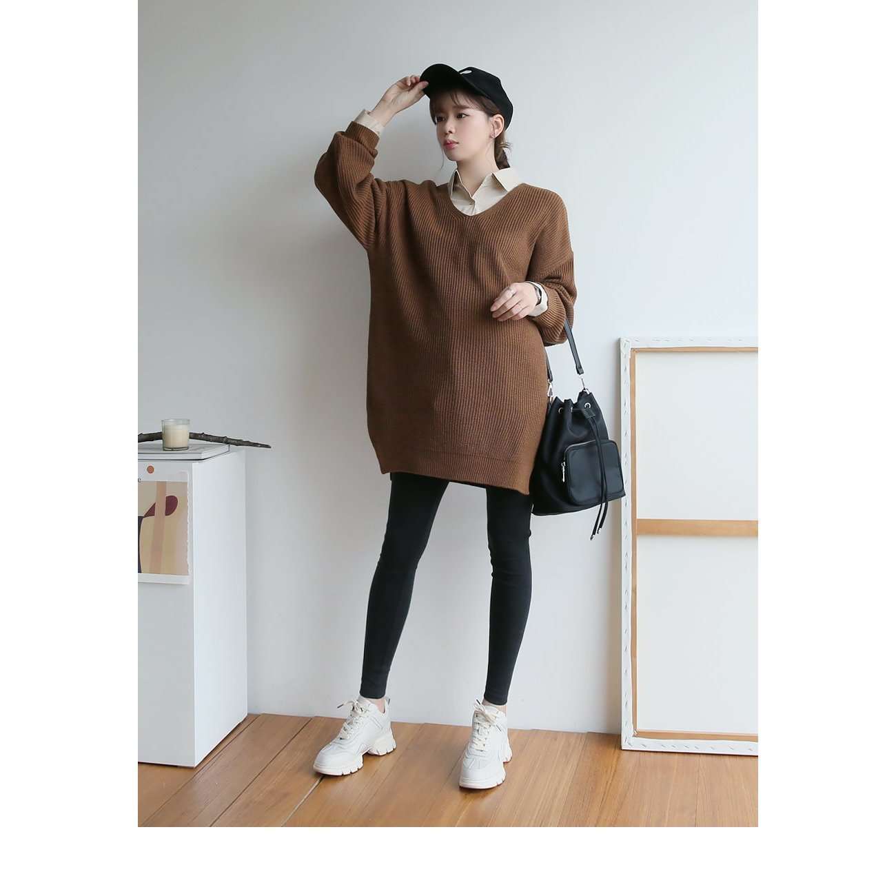 MUMMY.cc:初秋韓國製40支棉日常舒適Legging