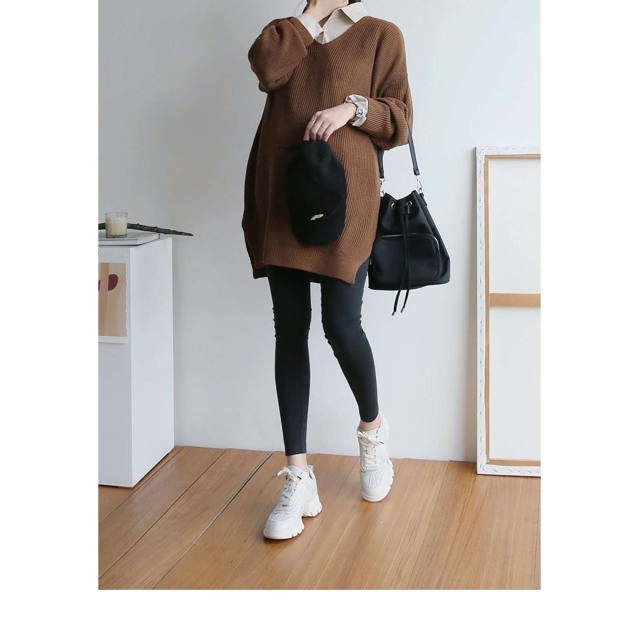 MUMMY.cc:初秋韓國製40支棉日常舒適Legging