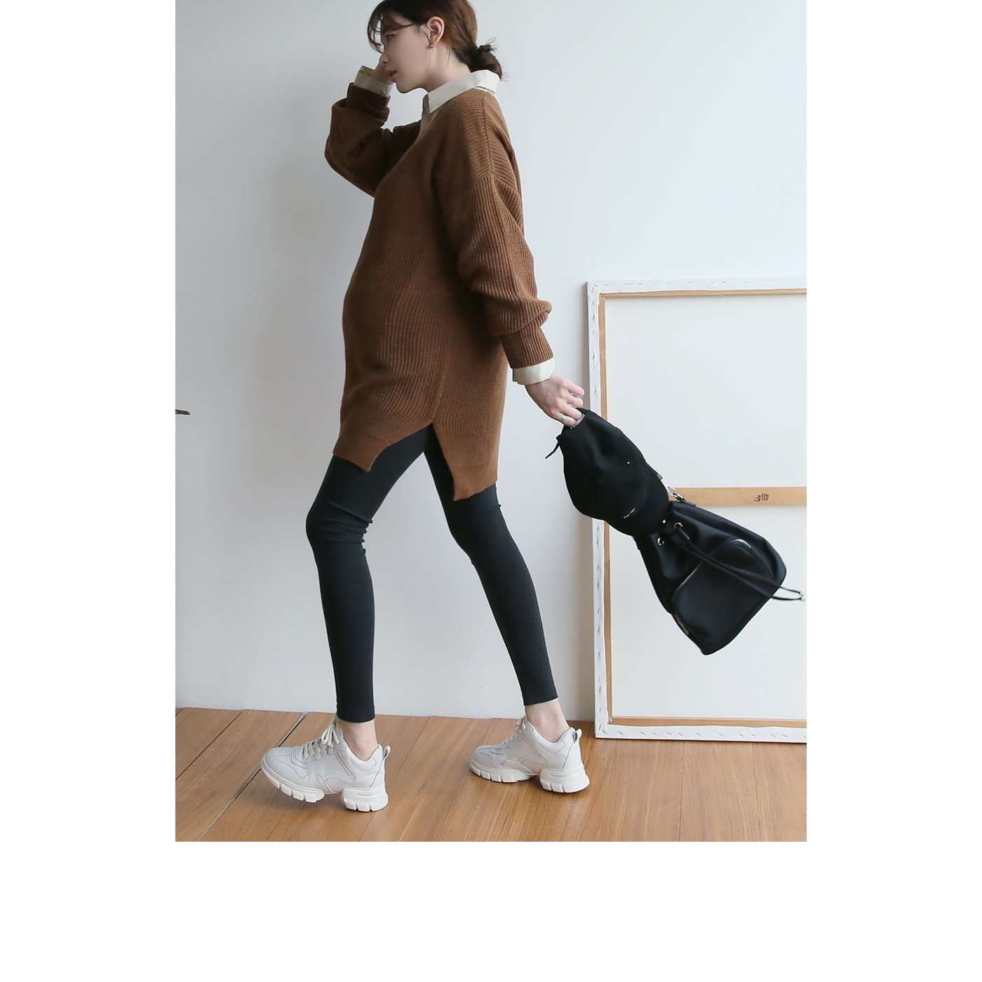 MUMMY.cc:初秋韓國製40支棉日常舒適Legging