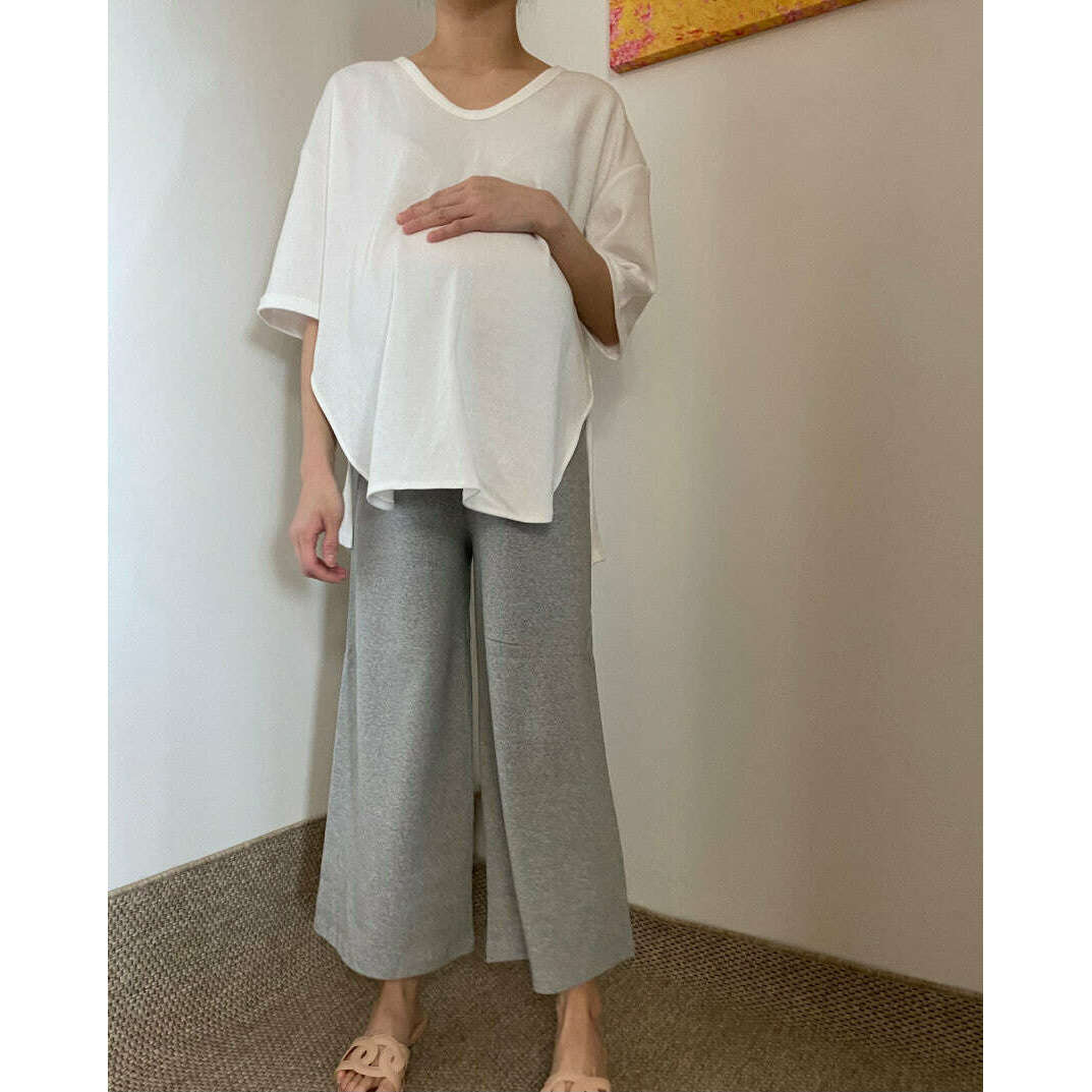 MUMMY.cc:孕婦寬腳休閒舒適褲