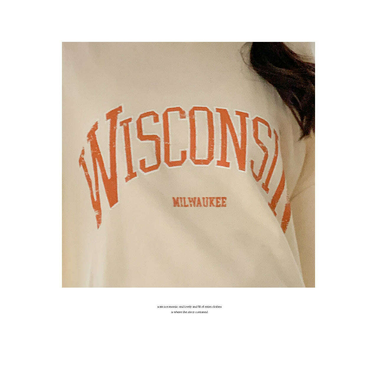 MUMMY.cc:Wisconsin loose fit sweater
