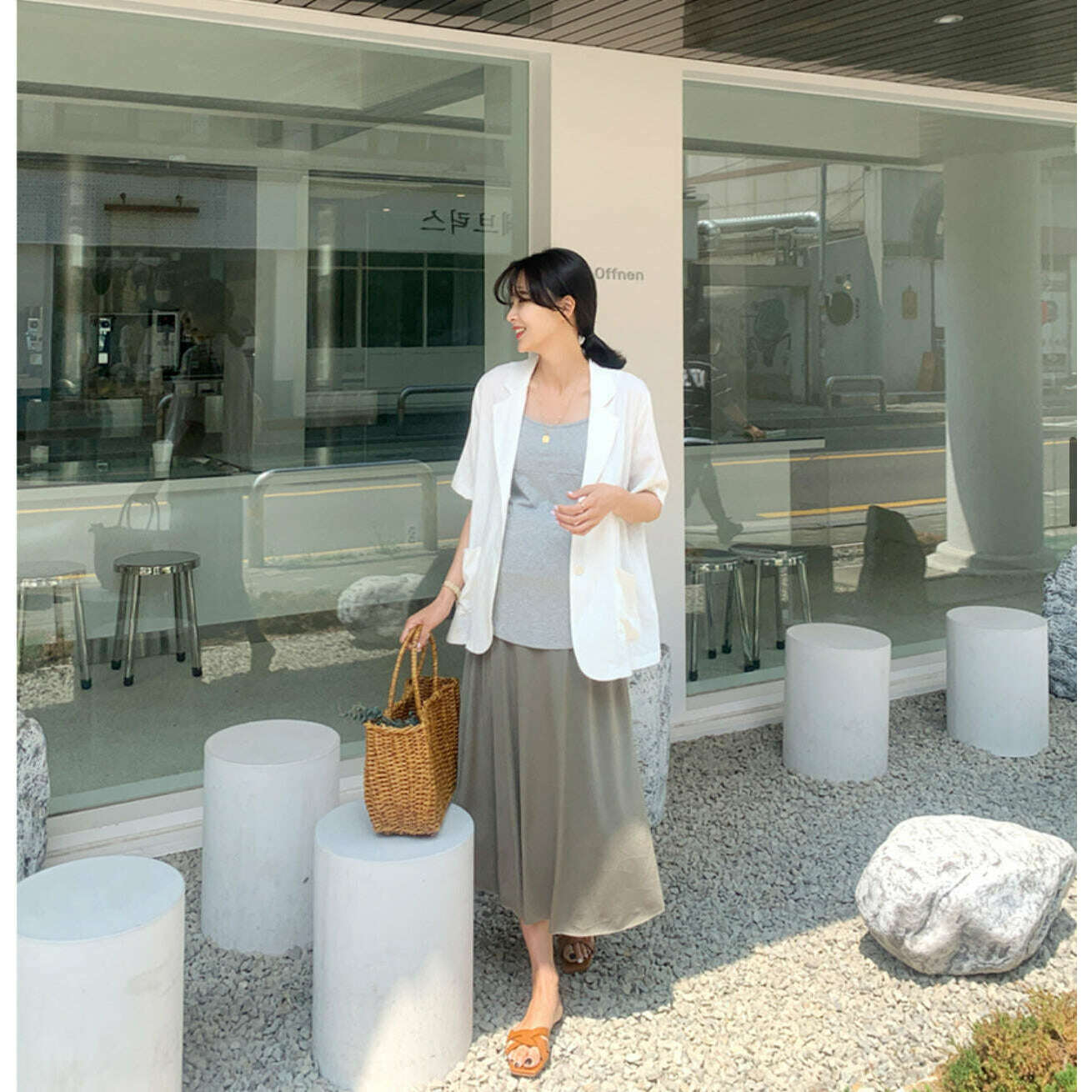 MUMMY.cc:Maternity cool skirt
